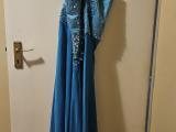 Blue Beaded Matric Farewell Dress / Evening Gown - Image 2