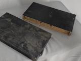 Pair of Black Floating Shelves (Shelves Only — No Brackets) - Image 1