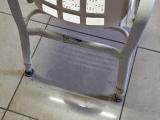FABER Height-Adjustable Shower / Bath Chair with Arms - Image 4