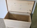 Pine Storage Chest / Blanket Box (90 × 45 × 45 cm) - Image 2