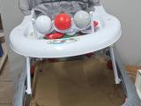 Baby Walker — Grey & White with Activity Tray - Image 1