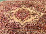 Persian-Style Medallion Rug / Carpet — Cream, Red & Navy - Image 2