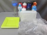 Plastic Drinkware & Picnic Bundle — Sports Bottles, Cups & Plates - Image 1
