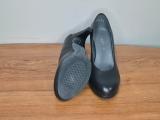 Froggie Black Leather Platform Courts — Size 9 - Image 4