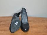 Froggie Black Leather Platform Courts — Size 9 - Image 6