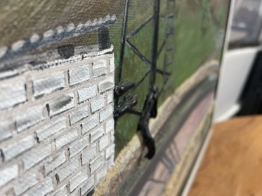 Built-up Textured Painting