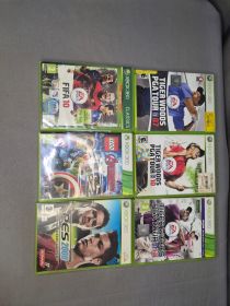 Xbox 360 Game Bundle ×6 — FIFA, PES, LEGO Avengers & Tiger Woods PGA Tour