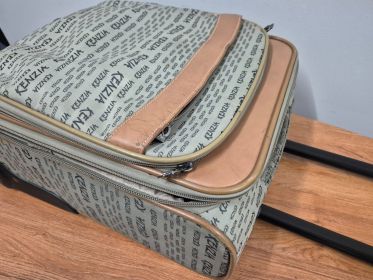 Kenzia Cabin Trolley Suitcase — Monogram Canvas, Two Wheel