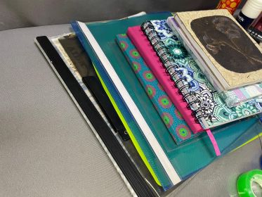 Stationery & Craft Bundle — Notebooks, Pencils, Glue & Washi Tape