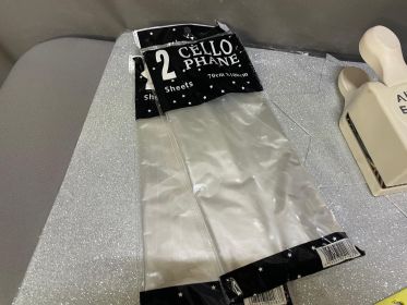 Gift-Wrap & Craft Supplies Bundle — Cellophane, Punch & Organza Bags