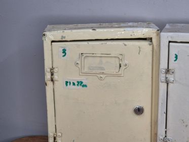 Three Vintage Metal Medicine Cabinets — 31 × 22cm