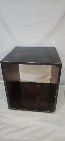 Black wood Open-Display / Storage Cube
