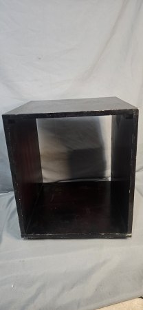 Black wood Open-Display / Storage Cube