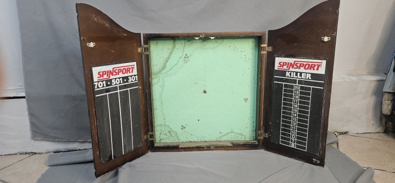 Dartboard Cabinet with Killer & 701/501/301 Scoreboards