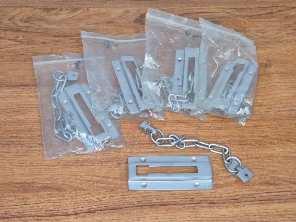 Door Security Chain Guards ×5 — 9cm