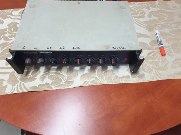 Kraftwerk Exodus PA Mixer Amplifier — Tested Working