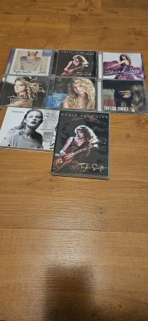Taylor Swift CD/DVD Collection — 1989, Speak Now, Red, reputation +more (≈8)