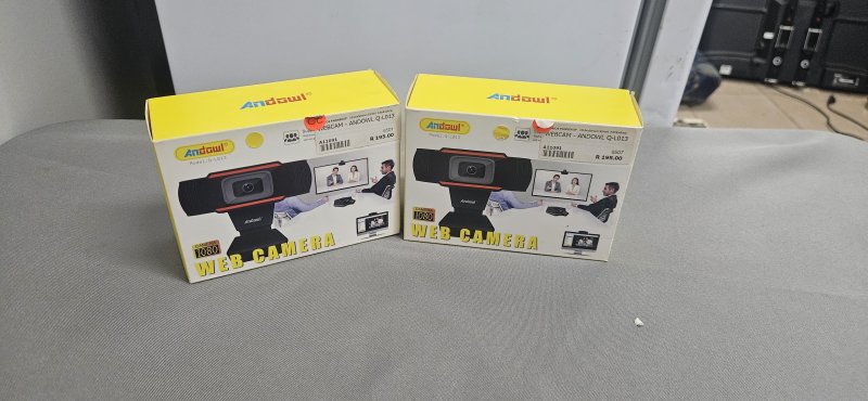 Pair of Andowl Q-L013 1080p HD Webcams (Boxed)