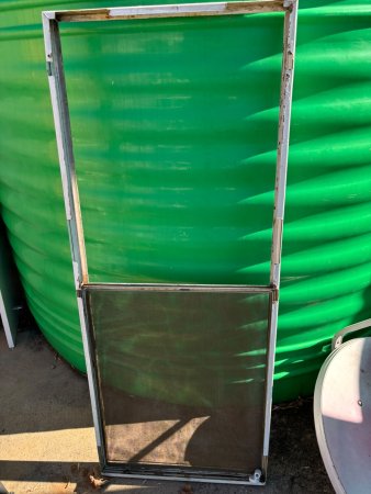 Aluminium Screen Door with Mesh Panel — Salvage