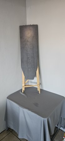 Folding Tabletop Ironing Board with Wooden X-Frame