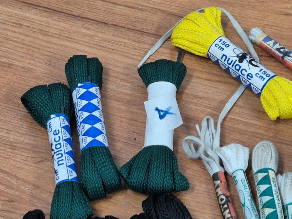 Shoelace Bundle — Green, Brown, Black and White, 60–150cm