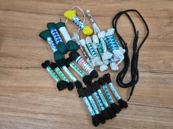 Shoelace Bundle — Green, Brown, Black and White, 60–150cm