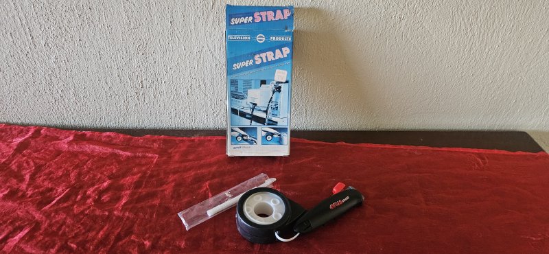 "Super Strap" Reusable Cable-Wrap Tool — Boxed (As-Seen-On-TV)
