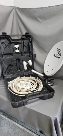 ElSat Portable Satellite Dish Kit — Dish, LNB & Cabling in Hard Carry Case