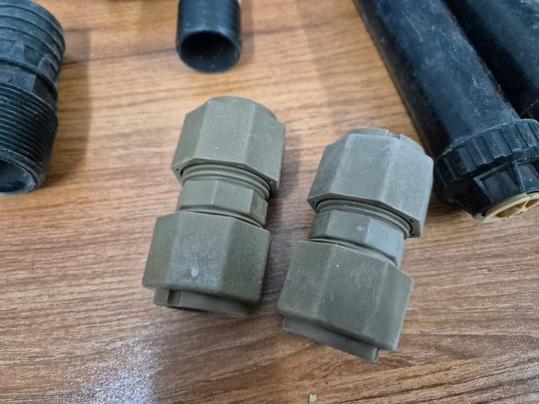 Mixed Irrigation Fittings plus Two Rain Bird Pop-Up Sprinklers