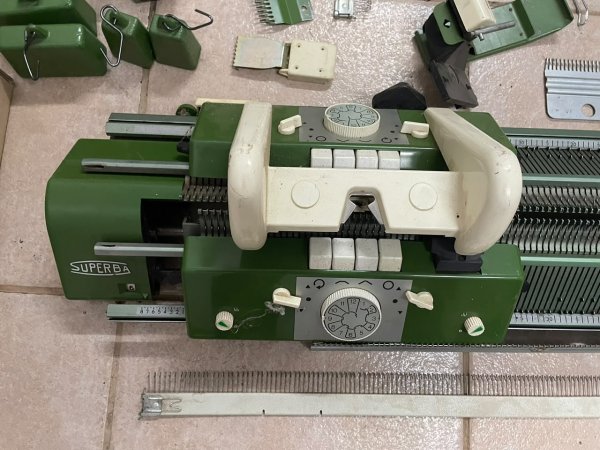 Vintage Knitting Machines Bundle — Superba/Cresta + Empisal KH-710 with Ribber