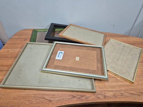 Set of 5 Assorted Empty Picture / Photo Frames
