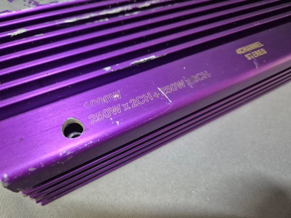 TAG / Targa 4080C Car Amplifier — Purple, 4-Channel 1000W