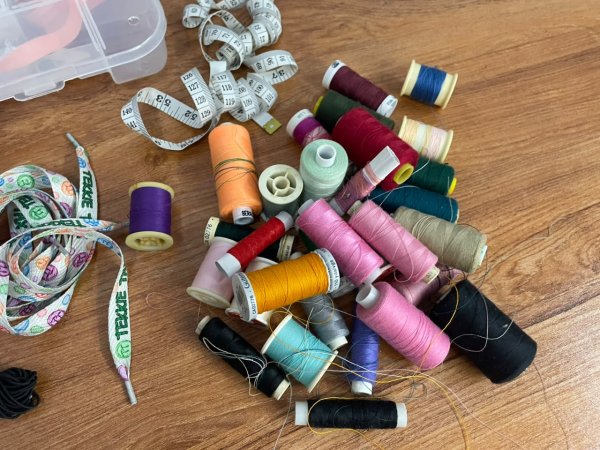 Sewing & Haberdashery Bundle — Thread, Notions, Organiser Box & More