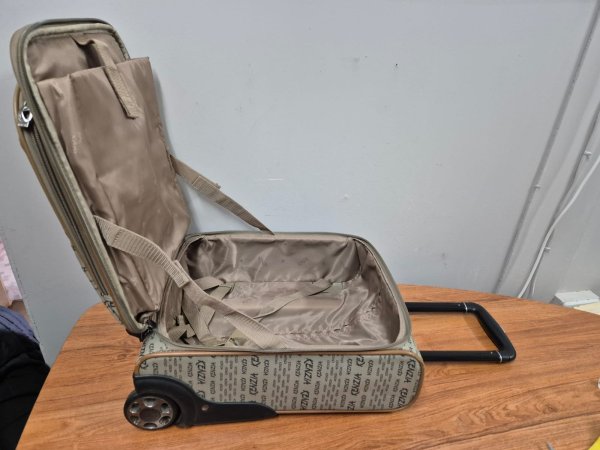 Kenzia Cabin Trolley Suitcase — Monogram Canvas, Two Wheel