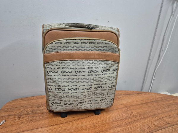 Kenzia Cabin Trolley Suitcase — Monogram Canvas, Two Wheel