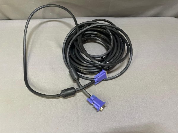 Mixed Cables & Cords Bundle — incl. VGA Monitor Cable