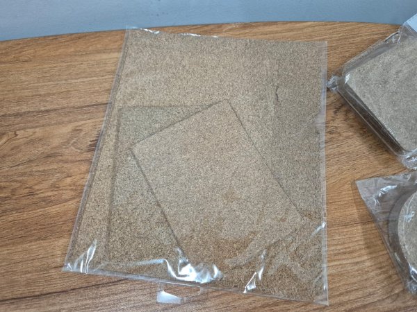 Cork Craft Sheets & Coaster Blanks — Sealed Packs