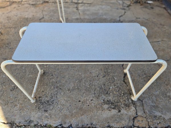 Adjustable Overbed Table — Castors, Laminate Top