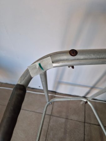 Aluminium Walking Frame — Height Adjustable