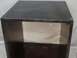 Black wood Open-Display / Storage Cube - Image 1