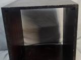 Black wood Open-Display / Storage Cube - Image 2