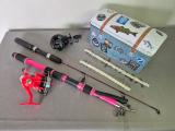 Fishing Combo — Telescopic Rods, Spinning & Baitcaster Reels, Hooks & Tin Tackle Box - Image 1