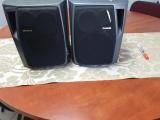 Aiwa 2-Way Bookshelf Speaker Pair — Black, Tested Working - Image 3