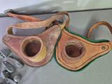 Leather Rod-Holder Gimbal Belts ×2 + Assorted Lead Sinkers - Image 2