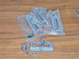 Door Security Chain Guards ×4 plus Brass Rim Night Latch - Image 1