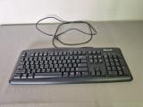 Microsoft Wired USB Keyboard — Full-Size Black - Image 1