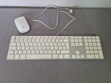 Apple Full-Size Wired Keyboard (A1243) + Apple Magic Mouse (Working) - Image 1