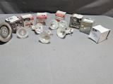 Job Lot of Halogen Downlight Bulbs (GU10/MR16) + Fitting - Image 1