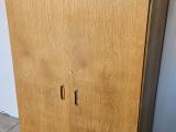 Light Oak 2-Door Storage Cabinet — Empty Carcass, Add Your Own Shelves - Image 1