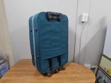 Large Teal Soft-Shell Wheeled Trolley Suitcase (Combination Locks) - Image 2